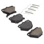 MPA 1001-0823C Quality-Built Premium Ceramic Brake Pads w/ Hardware