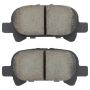 MPA 1001-0828M Quality-Built Premium Semi-Metallic Brake Pads w/ Hardware