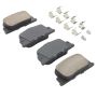 MPA 1001-0835M Quality-Built Premium Semi-Metallic Brake Pads w/ Hardware