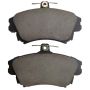 MPA 1001-0837M Quality-Built Premium Semi-Metallic Brake Pads