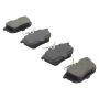 MPA 1001-0838M Quality-Built Premium Semi-Metallic Brake Pads