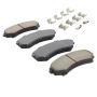 MPA 1001-0867M Quality-Built Premium Semi-Metallic Brake Pads w/ Hardware