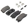 MPA 1001-0868M Quality-Built Premium Semi-Metallic Brake Pads w/ Hardware