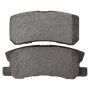 MPA 1001-0868M Quality-Built Premium Semi-Metallic Brake Pads w/ Hardware