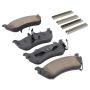 MPA 1001-0875M Quality-Built Premium Semi-Metallic Brake Pads w/ Hardware
