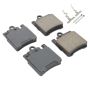 MPA 1001-0876M Quality-Built Premium Semi-Metallic Brake Pads w/ Hardware
