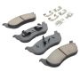 MPA 1001-0881M Quality-Built Premium Semi-Metallic Brake Pads w/ Hardware