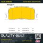 MPA 1001-0885M Quality-Built Premium Semi-Metallic Brake Pads w/ Hardware