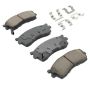 MPA 1001-0889M Quality-Built Premium Semi-Metallic Brake Pads w/ Hardware