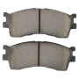 MPA 1001-0889M Quality-Built Premium Semi-Metallic Brake Pads w/ Hardware
