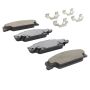 MPA 1001-0922M Quality-Built Premium Semi-Metallic Brake Pads w/ Hardware