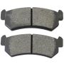 MPA 1001-1036M Quality-Built Premium Semi-Metallic Brake Pads w/ Hardware