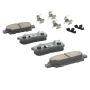 MPA 1001-1037C Quality-Built Premium Ceramic Brake Pads w/ Hardware