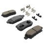 MPA 1001-1037M Quality-Built Premium Semi-Metallic Brake Pads w/ Hardware