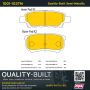 MPA 1001-1037M Quality-Built Premium Semi-Metallic Brake Pads w/ Hardware