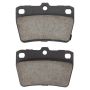 MPA 1001-1051M Quality-Built Premium Semi-Metallic Brake Pads w/ Hardware