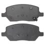 MPA 1001-1093M Quality-Built Premium Semi-Metallic Brake Pads w/ Hardware