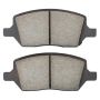 MPA 1001-1093M Quality-Built Premium Semi-Metallic Brake Pads w/ Hardware