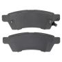MPA 1001-1100M Quality-Built Premium Semi-Metallic Brake Pads w/ Hardware