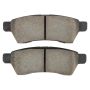 MPA 1001-1100M Quality-Built Premium Semi-Metallic Brake Pads w/ Hardware
