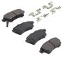 MPA 1001-1101M Quality-Built Premium Semi-Metallic Brake Pads w/ Hardware