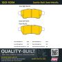 MPA 1001-1101M Quality-Built Premium Semi-Metallic Brake Pads w/ Hardware