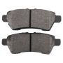 MPA 1001-1101M Quality-Built Premium Semi-Metallic Brake Pads w/ Hardware