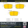 MPA 1001-1103M Quality-Built Premium Semi-Metallic Brake Pads w/ Hardware