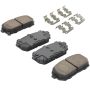 MPA 1001-1296C Quality-Built Premium Ceramic Brake Pads w/ Hardware