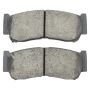 MPA 1001-1297M Quality-Built Premium Semi-Metallic Brake Pads w/ Hardware