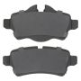 MPA 1001-1309M Quality-Built Premium Semi-Metallic Brake Pads w/ Hardware