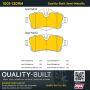 MPA 1001-1309M Quality-Built Premium Semi-Metallic Brake Pads w/ Hardware