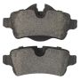 MPA 1001-1309M Quality-Built Premium Semi-Metallic Brake Pads w/ Hardware