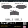 MPA 1003-0377M Quality-Built Black Series Semi-Metallic Brake Pads w/ Hardware