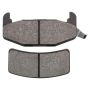 MPA 1003-0377M Quality-Built Black Series Semi-Metallic Brake Pads w/ Hardware