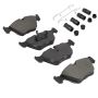 MPA 1003-0394AM Quality-Built Black Series Semi-Metallic Brake Pads w/ Hardware