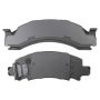 MPA 1003-0543M Quality-Built Black Series Semi-Metallic Brake Pads w/ Hardware