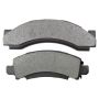 MPA 1003-0543M Quality-Built Black Series Semi-Metallic Brake Pads w/ Hardware