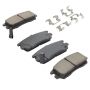 MPA 1003-0567C Quality-Built Black Series Ceramic Brake Pads w/ Hardware