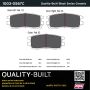 MPA 1003-0567C Quality-Built Black Series Ceramic Brake Pads w/ Hardware