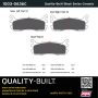 MPA 1003-0636C Quality-Built Black Series Ceramic Brake Pads w/ Hardware