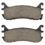 MPA 1003-0636C Quality-Built Black Series Ceramic Brake Pads w/ Hardware