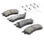 MPA 1003-0637C Quality-Built Black Series Ceramic Brake Pads w/ Hardware