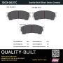 MPA 1003-0637C Quality-Built Black Series Ceramic Brake Pads w/ Hardware