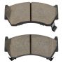 MPA 1003-0668C Quality-Built Black Series Ceramic Brake Pads w/ Hardware