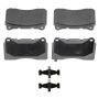 Wagner Brake MX1001A ThermoQuiet Semi-Metallic Disc Brake Pad Set