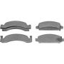 Wagner Brake MX149 ThermoQuiet Semi-Metallic Disc Brake Pad Set