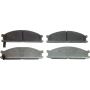 Wagner Brake MX333 ThermoQuiet Semi-Metallic Disc Brake Pad Set