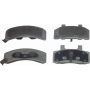 Wagner Brake MX368 ThermoQuiet Semi-Metallic Disc Brake Pad Set