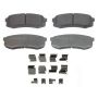 Wagner Brake MX606 ThermoQuiet Semi-Metallic Disc Brake Pad Set